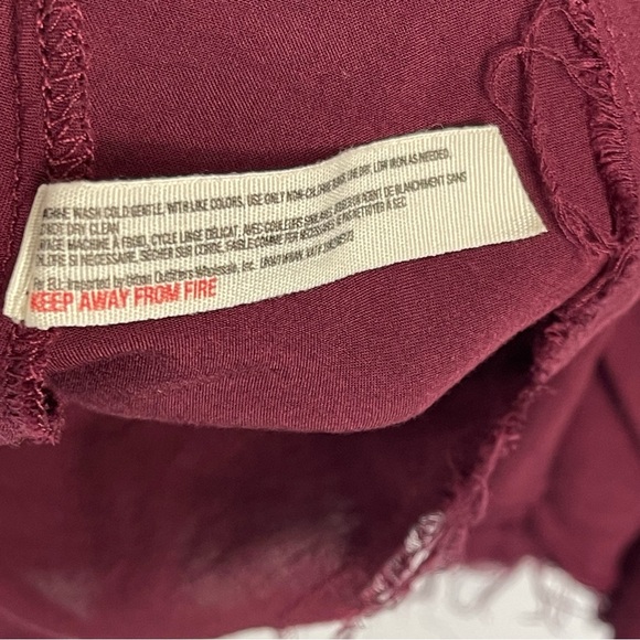 Intimately Free People Babydoll Peplum Eyelet Blouse Tunic Top Boho Hippie S - Picture 13 of 16